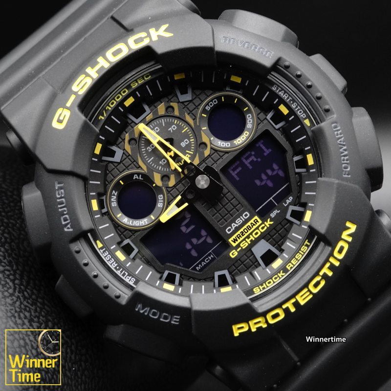 นาฬิกาCASIO G-SHOCK อะนาล็อก-ดิจิตอล ซีรีส์ GA-100 รุ่น GA-100CY-1ADR