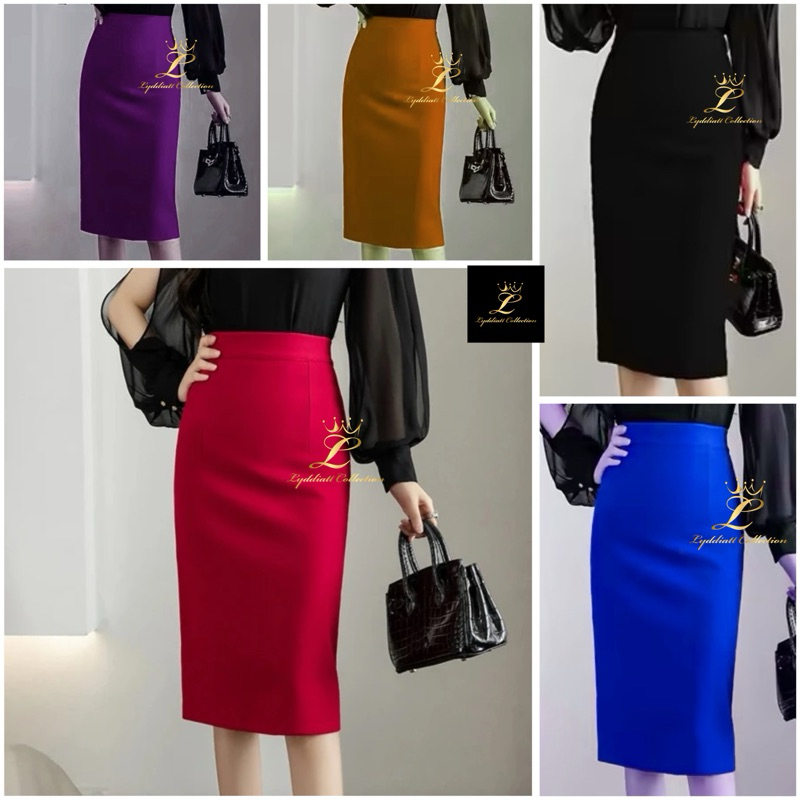 👗12 สี👗มีรอบเอว 22-50 นิ้ว กระโปรงทรงสอบ