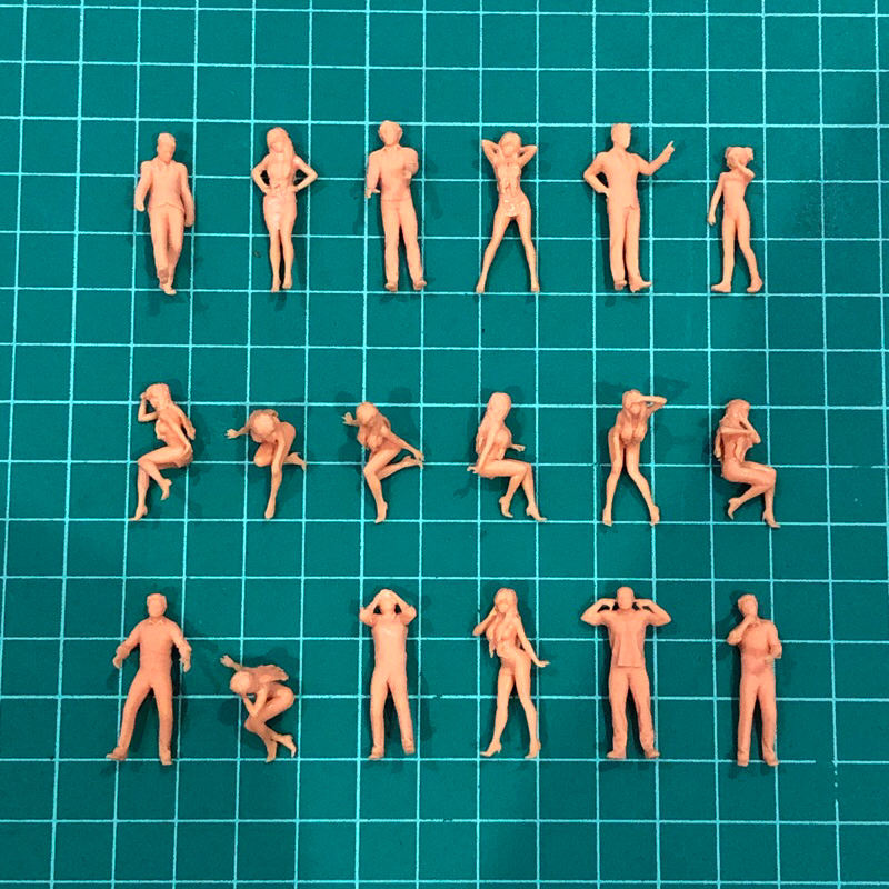 Figure Model (scale 1/64) โมเดลคนจิ๋ว 264 character