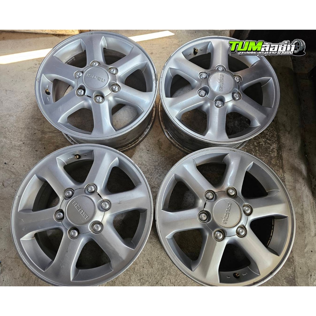 ล้อแม็กซ์ Isuzu D-Max รุ่นปี 2006 Hi-lander ตัวสูง  ขอบ16 6รู139 ราคาต่อวง ซื้อแยกวงได้ (ผ่านการใช้งาน)