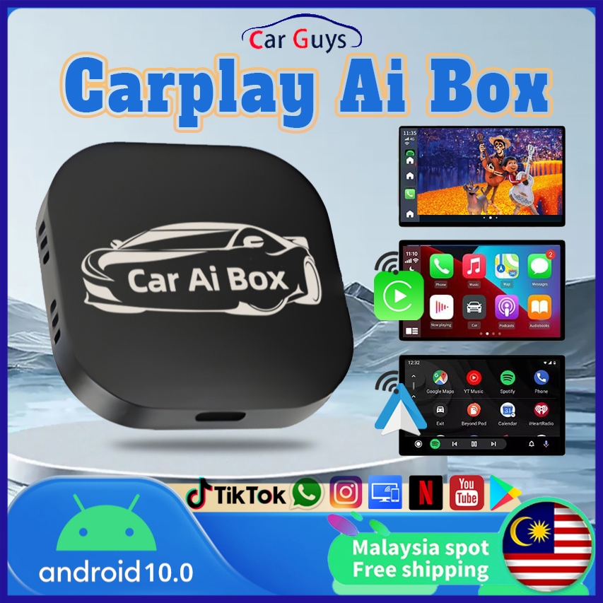 Car Ai Box Carplay Car Android box wireless Carplay Ai Box กล่อง Ai สำหรับรถยนต์ Carplay กล่อง Andro