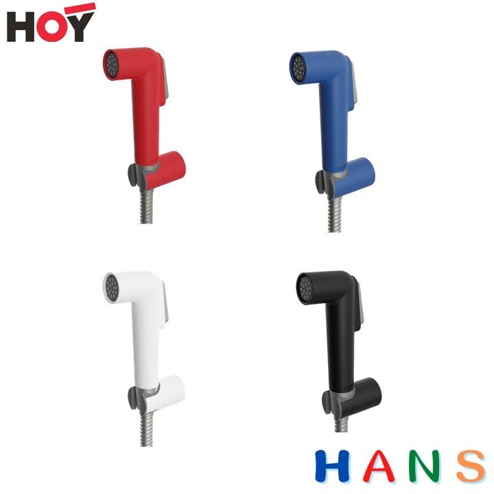 สายฉีดชำระ HOY รุ่น Hori – หัวฉีดพลาสติก สายสเตนเลส 1.2 เมตร พร้อมขายึด