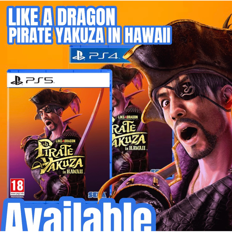 PS5/PS4 LIKE A DRAGON PIRATE YAKUZA IN HAWAII