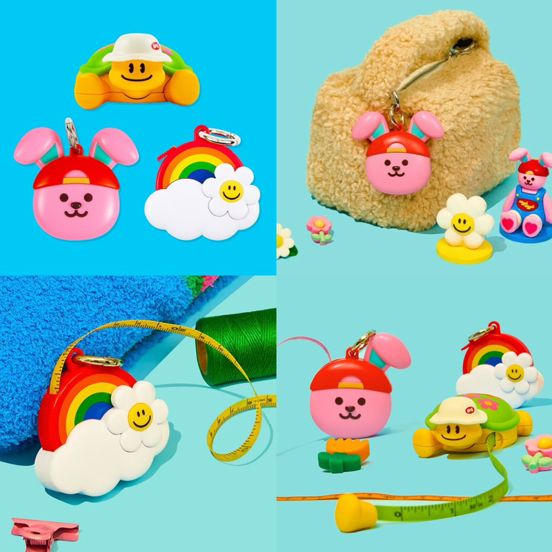 พร้อมส่ง🌈 Wiggle Wiggle ของแท้ 💯 สายวัด ตลับเมตร Measuring Tape พวงกุญแจ สายวัดตัว สายวัดเอว สายวัดพ