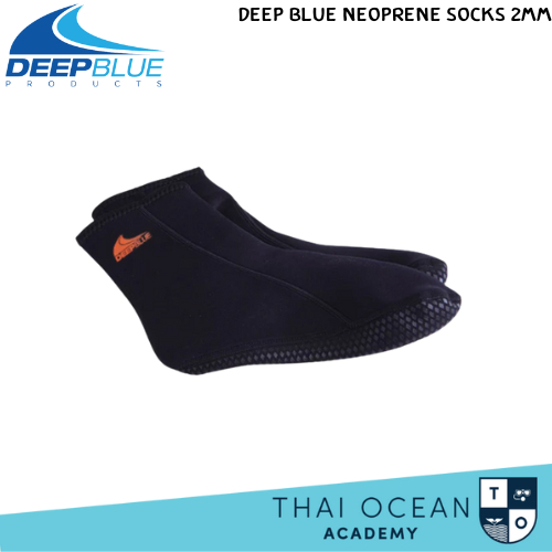 Deep Blue Neoprene Sock 2mm 📌 Chat to there is stock available.
