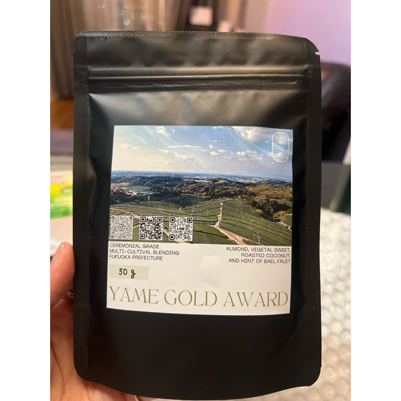 🍃🍃Yame Gold Award Pure Matcha - มัทฉะเกรดพิธีการจากเมืองยาเมะ จังหวัดฟุกุโอกะ PAGUcha