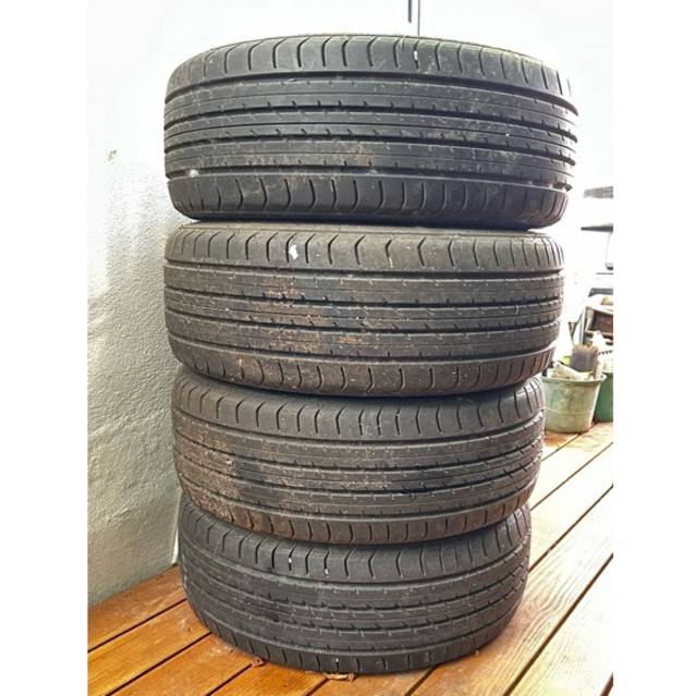 ยางรถยนต์ ยางเปอร์เซ็น ยางมือสอง ปี 2019 DUNLOP 195/45 R16 80W