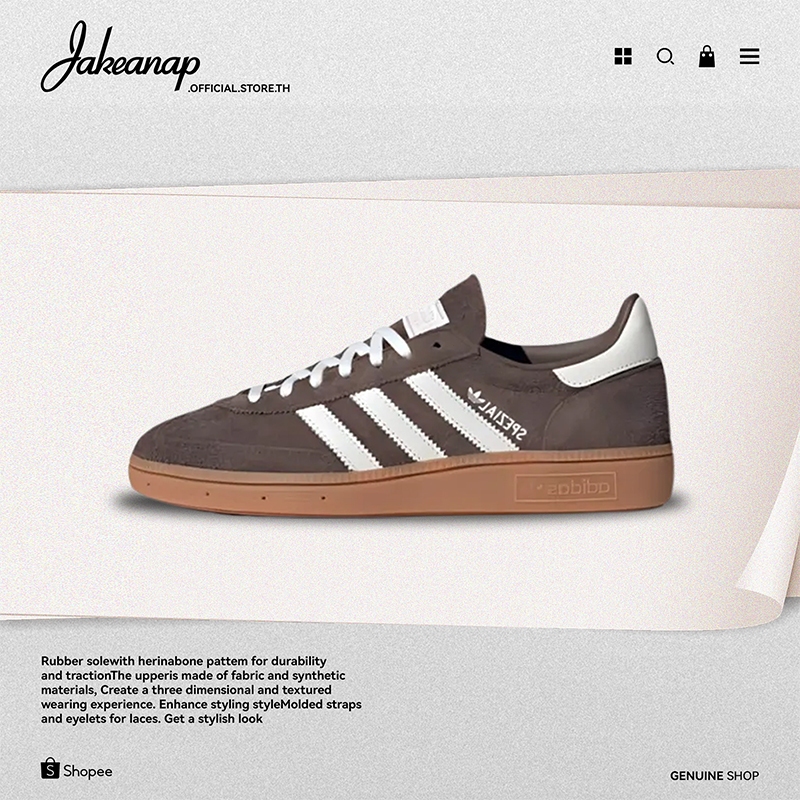 Adidas Originals Handball Spezial Brown Women's IF6490 [ ของแท้100% ]