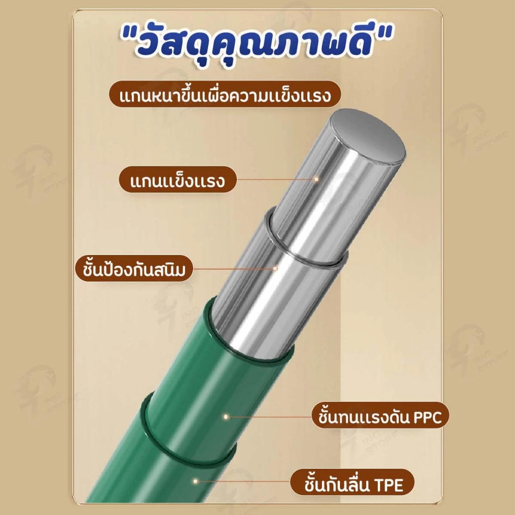 [20 แถม 20] ไม้แขวนเสื้อ ไม้แขวนเสื้อสแตนเลส ไม้แขวนเสื้อซิลิโคน ผู้ใหญ่40ซม. เด็ก30ซม. เคลือบซิลิโคนกันลื่น CC4 thumbnail 6