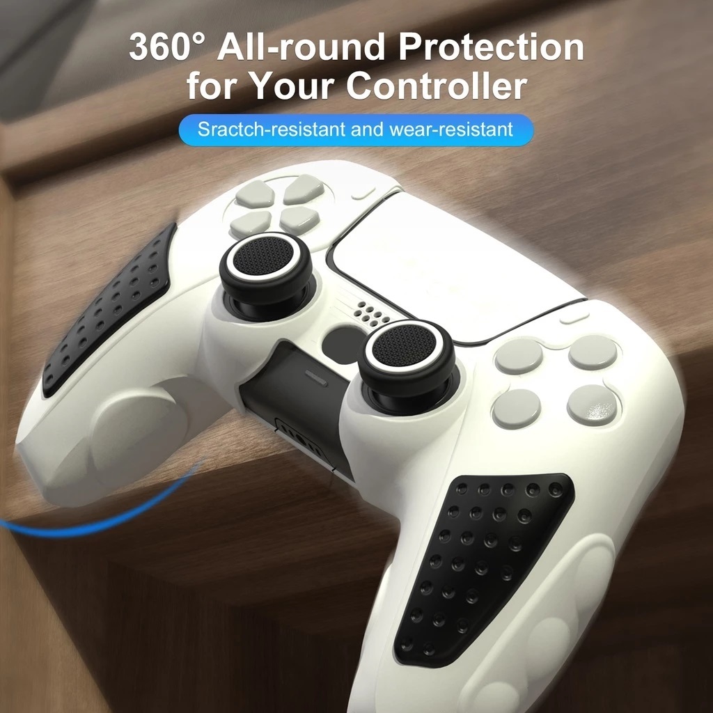 IINE เคสซิลิโคน พร้อมสติกเกอร์ทัชแพด สําหรับจอยเกม PS5