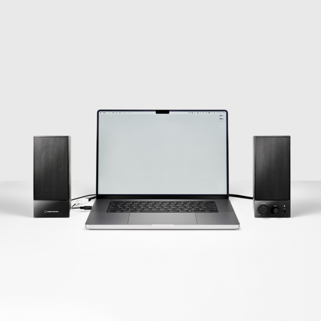 (ส่งฟรี/ผ่อน0%) AUDIO TECHNICA AT-SP105 ลําโพง Active USB Speakers ตั้งโต๊ะ คอมพิวเตอร์