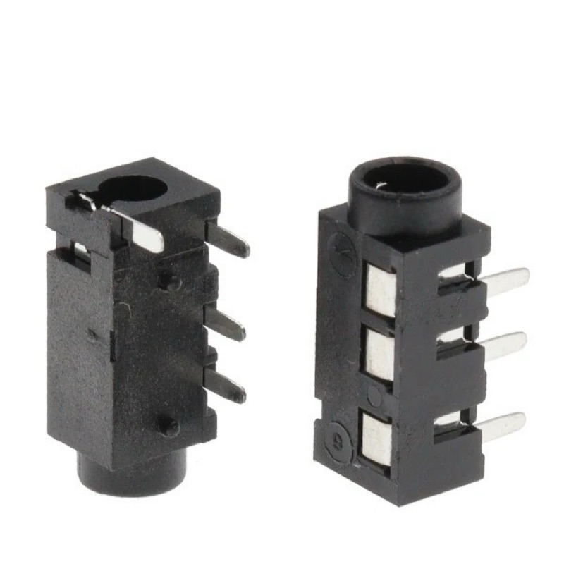 แจ็คเชื่อมต่อหูฟัง PCB ตัวเมีย PJ-320A 4 Pin SMD 3.5 มม. 2ชิ้น ส่งจากกรุงเทพฯ