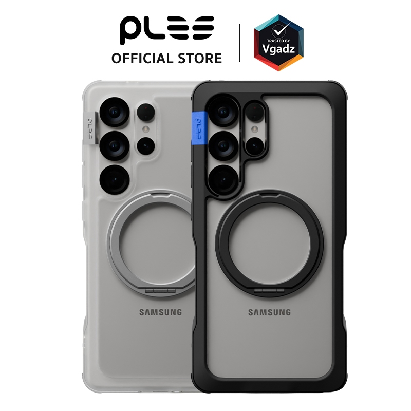 Ples เคสสำหรับ Galaxy S25 Ultra รุ่น Arche Magnetic Ring Stand