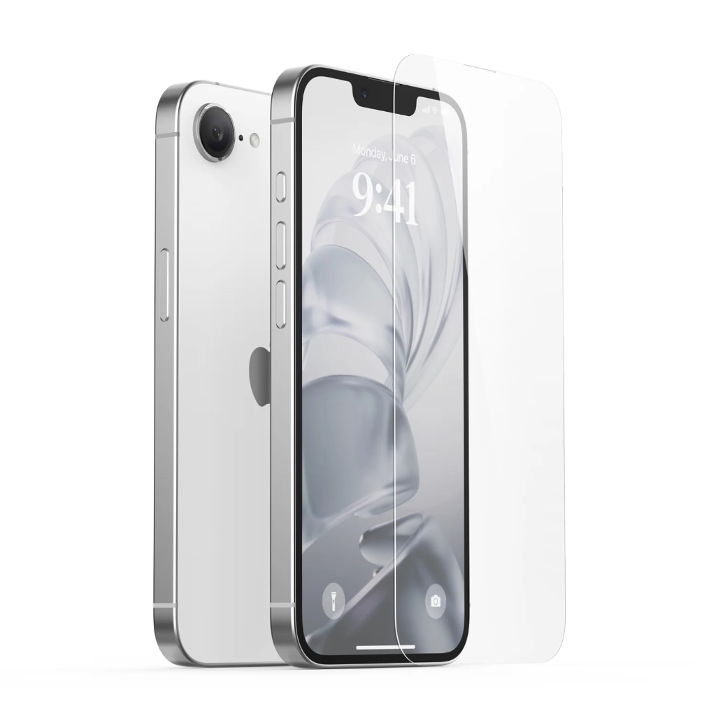 elago Tempered Glass Film Screen Protector for iPhone 17e, 16e ฟิล์มกระจกเต็มจอกันรอยนิ้วมือ