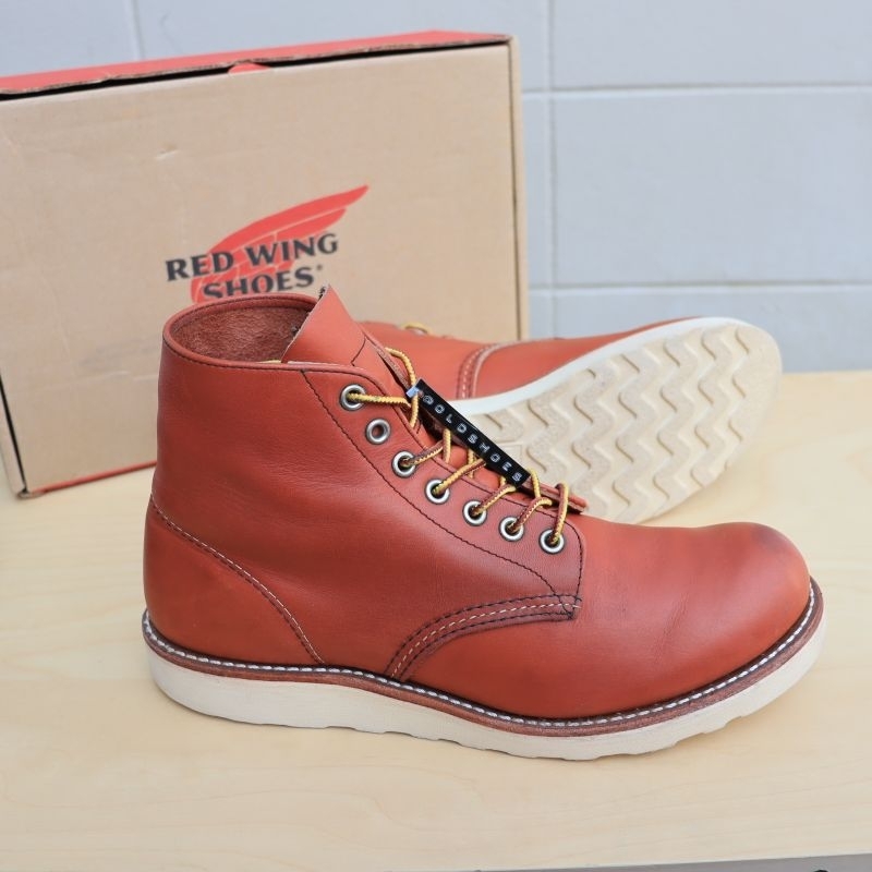 (แท้/มือสอง)มีกล่อง ส่งฟรี 9Us 27cm รองเท้า Redwing Men's รุ่น 8166 6" Classic Round Boot USA