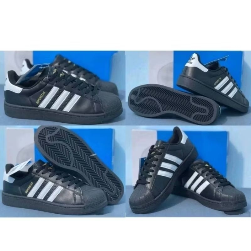 รองเท้า Adidas Super Star Black ใส่ได้ทั้ง ชาย หญิง [ ของแท้💯 พร้อมส่ง ]
