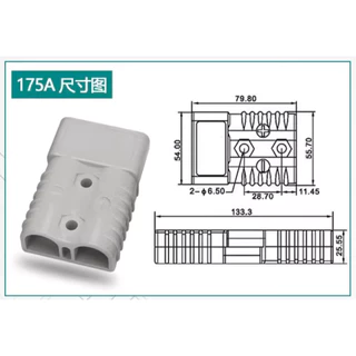 ปลั๊ก Anderson แจ็ค หัวต่อ คอนเน็คเตอร์ plug ขนาด 50A 80A 120A 175A 350A จำนวน 1 คู่ ทนกระแสสูง 600V สินค้าส่งตรงจากไทย