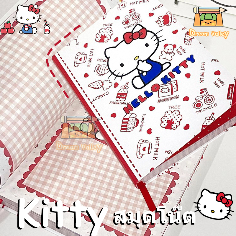 สมุดโน๊ตไดอารี่ ปกแข็ง ลาย Hello Kitty น่ารักมาก สําหรับนักเรียนหญิง A5