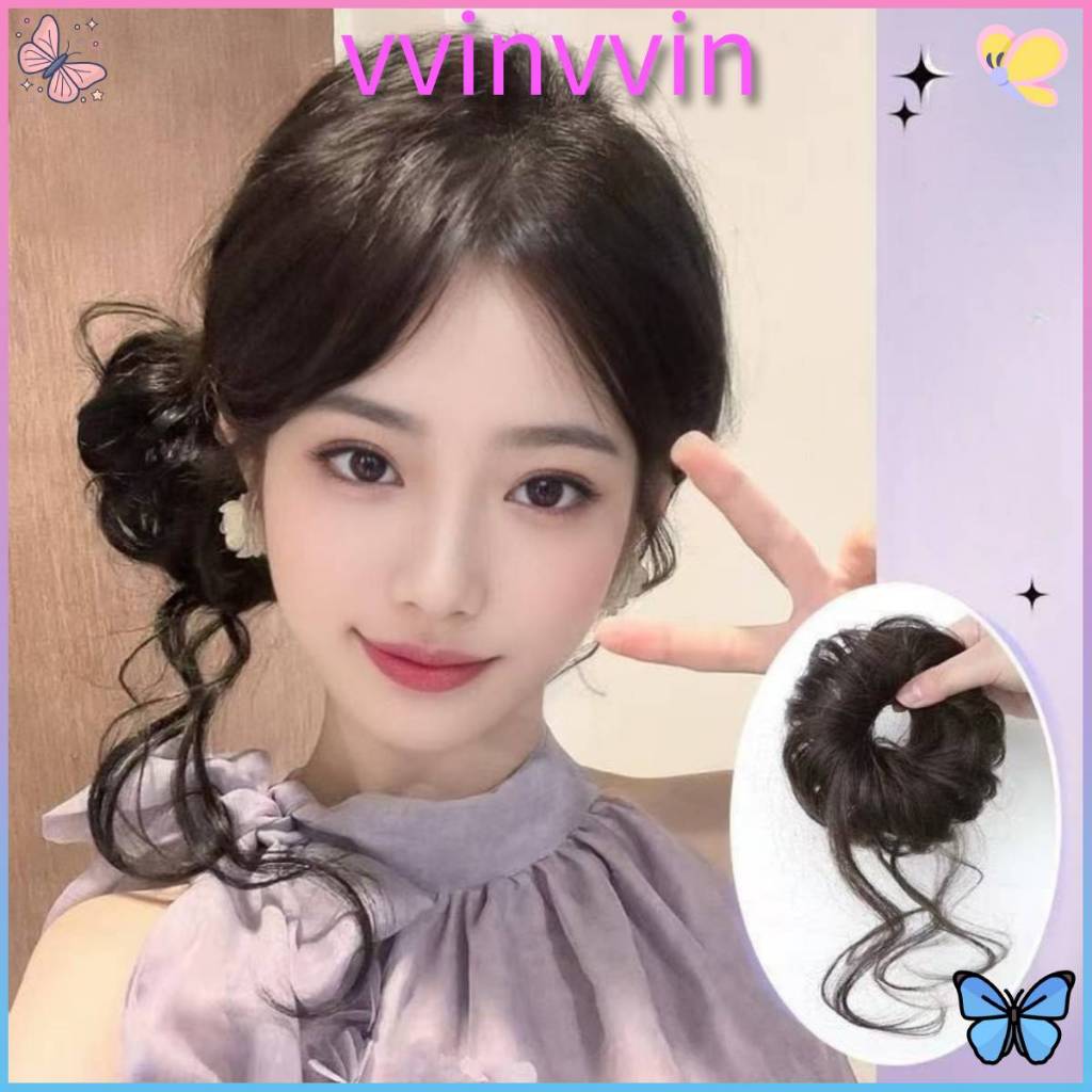 【COD จัดส่งจากไทย】INS style ยางรัดผมม้วนพร้อมพู่ยาว เพิ่มวอลลุ่มให้ผมและทำให้ลุคดูสมบูรณ์แบบ สไตล์เกาหลี Y2K