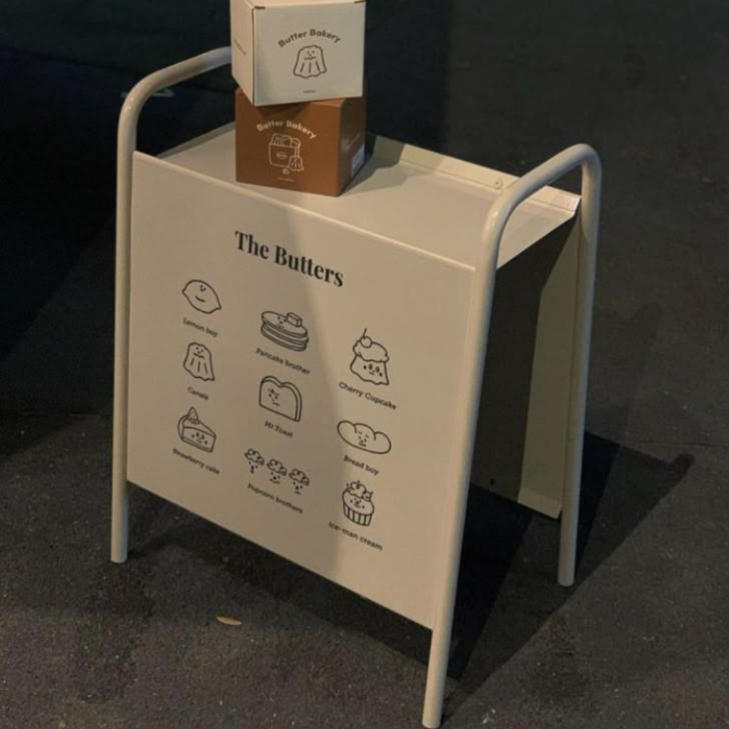 ป้ายคาเฟ่ ป้ายเหล็กอบสี ป้าย style minimal