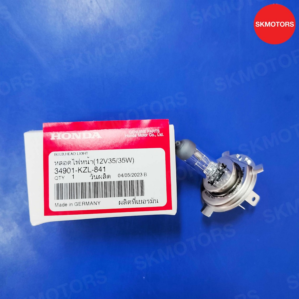 หลอดไฟหน้า (12V 35/35W) รหัส 34901-KZL-841 สำหรับ HONDA SCOOPY-I (2012-2014),MSX125 (2012-2015),FORZ