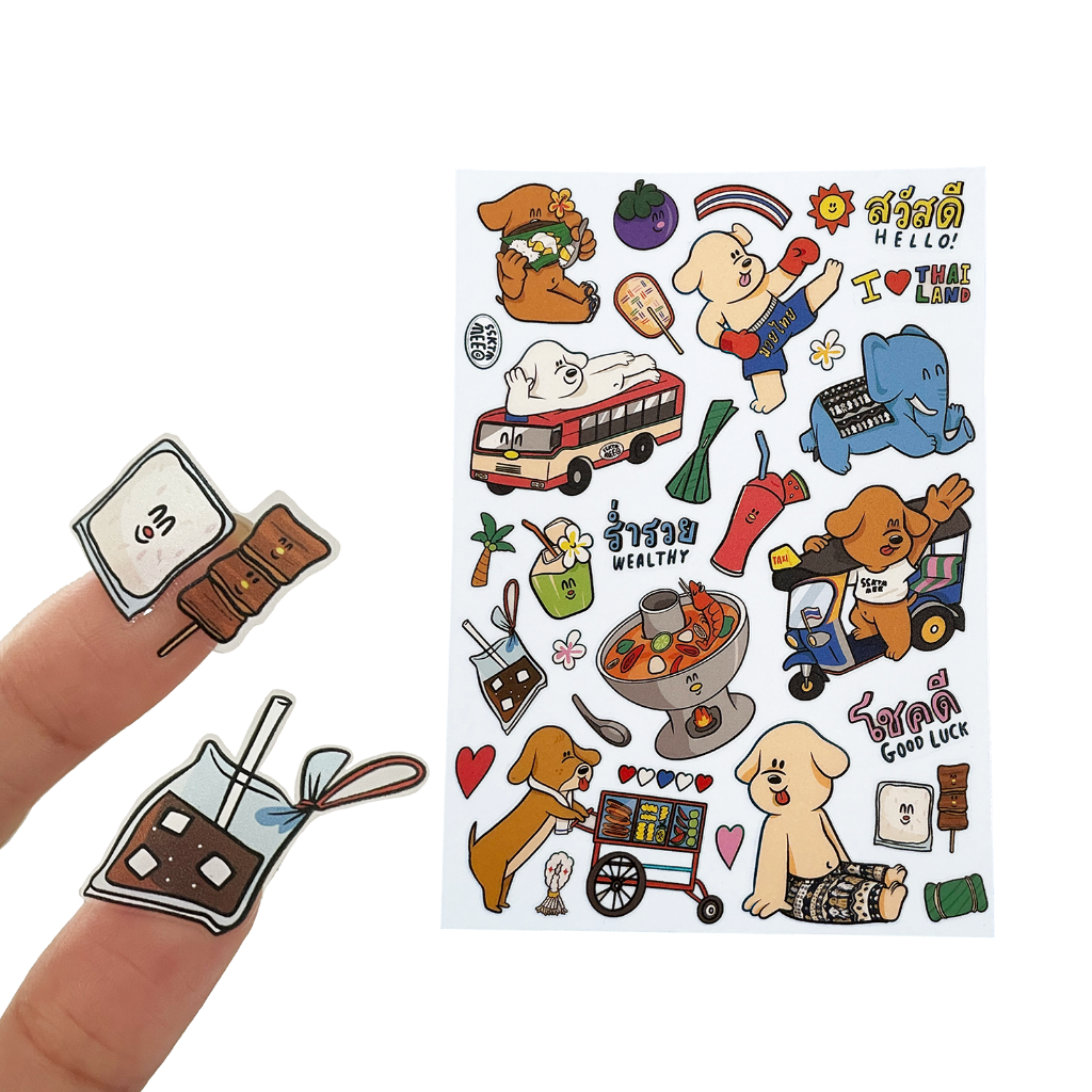 ssktmmee - sticker (Sawasdee) ลายน่ารักสไตล์ไทย