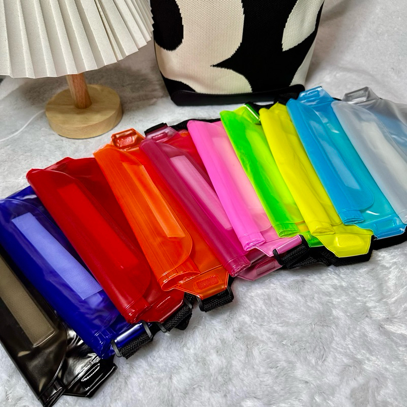 ซองกันน้ำ แบบคาดอก คาดเอวได้ทั้ง 2 แบบ กันน้ำได้ดี ใส่โทรศัพท์ promax ได้