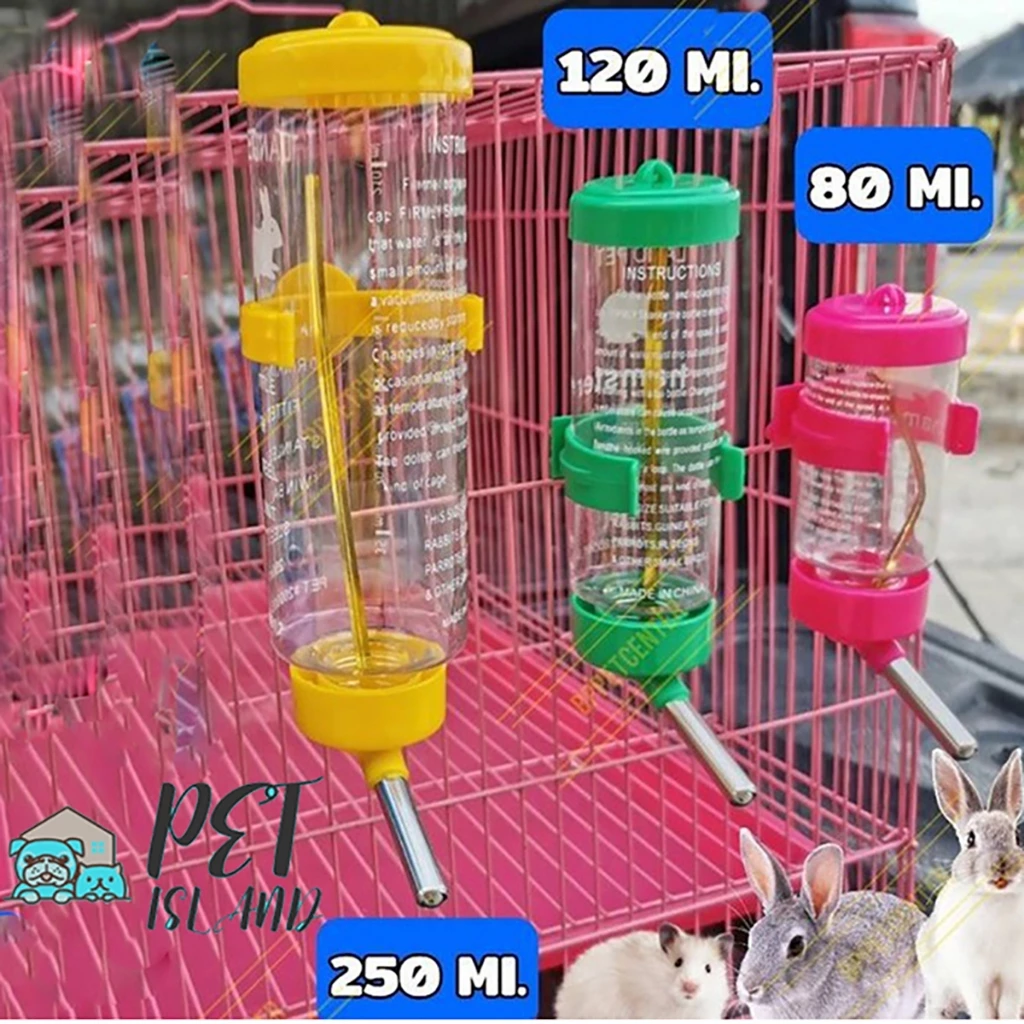 หลอดน้ำติดกรงสัตว์เลี้ยง 80 ml - 250 ml thumbnail 3