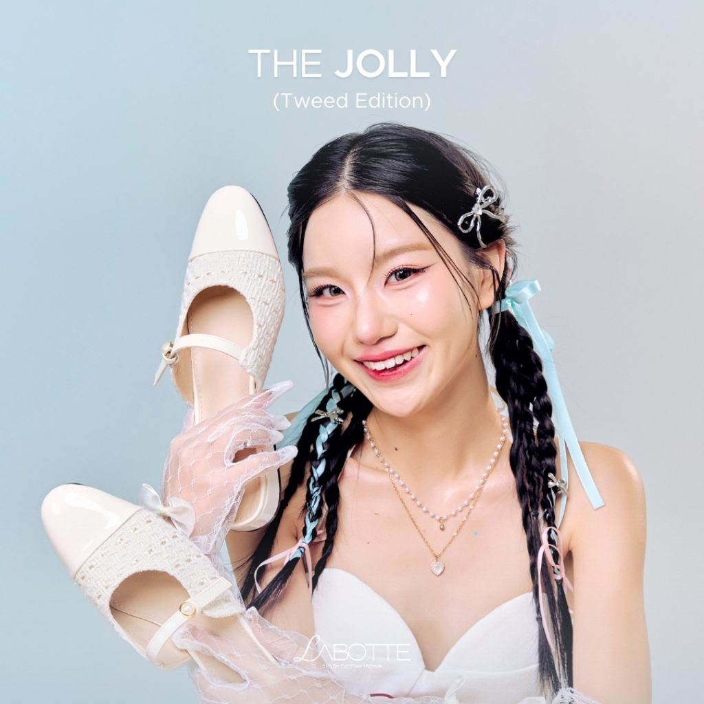 The Jolly (Tweed Edition) - Labotte.bkk รองเท้าสลิปเปอร์ทรงแมรี่เจน รองเท้าเปิดส้น