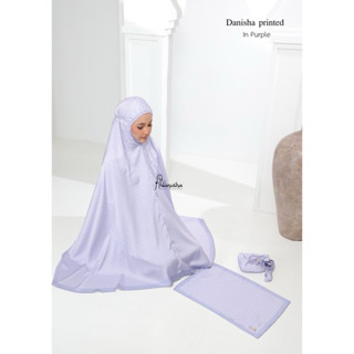 ชุดละหมาด ผ้าละหมาด ตะละกง Telekung Danisha รุ่น Printed