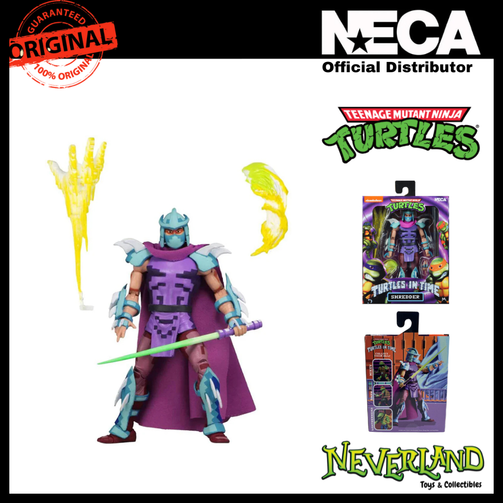 NECA TMNT in Time Series 2 Super Shredder 7" Scale Action Figure***Damaged Box***