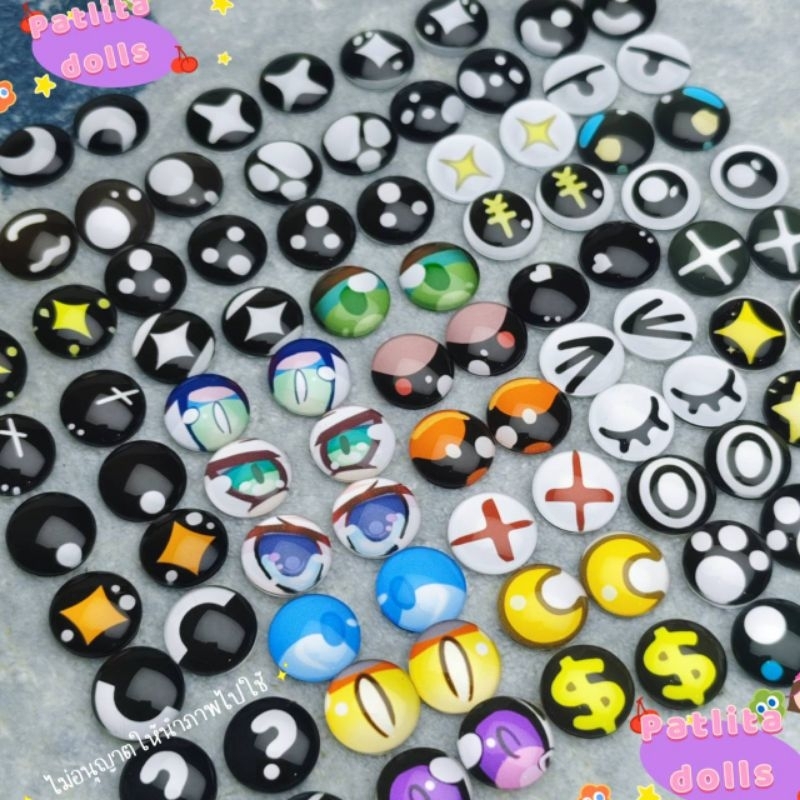 อายชิพบลายธ์งานโฟโต้​ขนาด14mm.​ งานสำเร็จ​รูป​จากร้านจีน ตาตลก, ตาอนิเมะ​ บลายธ์ใส่ได้​ (รุ่นนี้จะนูนกว่าปกตินะคะ)​