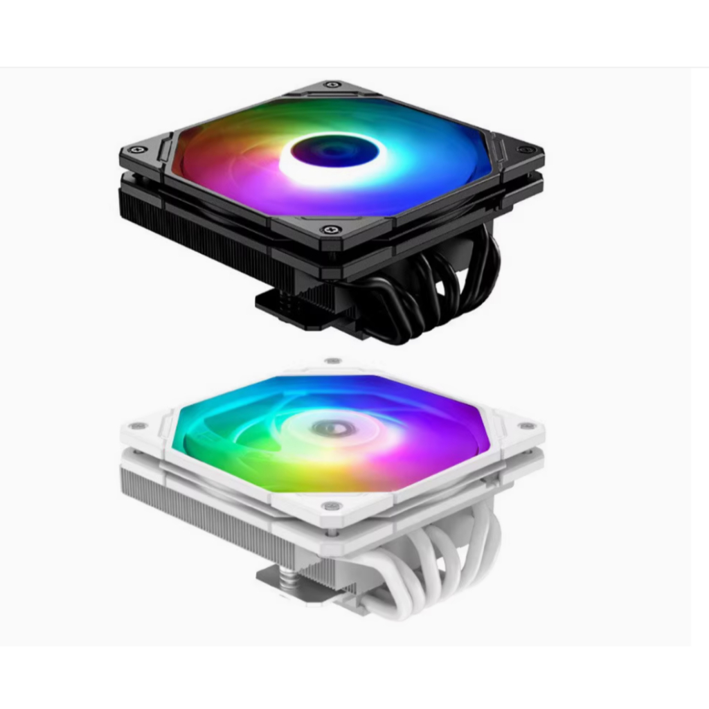 Id-cooling IS-67-XT ซิงค์ลมระบายความร้อน CPU ท่อความร้อน 6 แพลตฟอร์ม เสียงเงียบ 12 ซม. สําหรับ LGA17