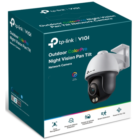 VIGI C540S(4MM) กล้องวงจรปิด (TP link) VIGI 4MP Outdoor ColorPro Night Vision Pan Tilt Network