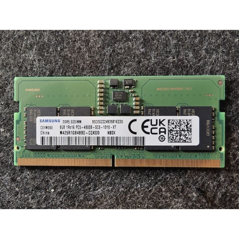 Samsung Notebook RAM DDR5 8GB 4800Mhz