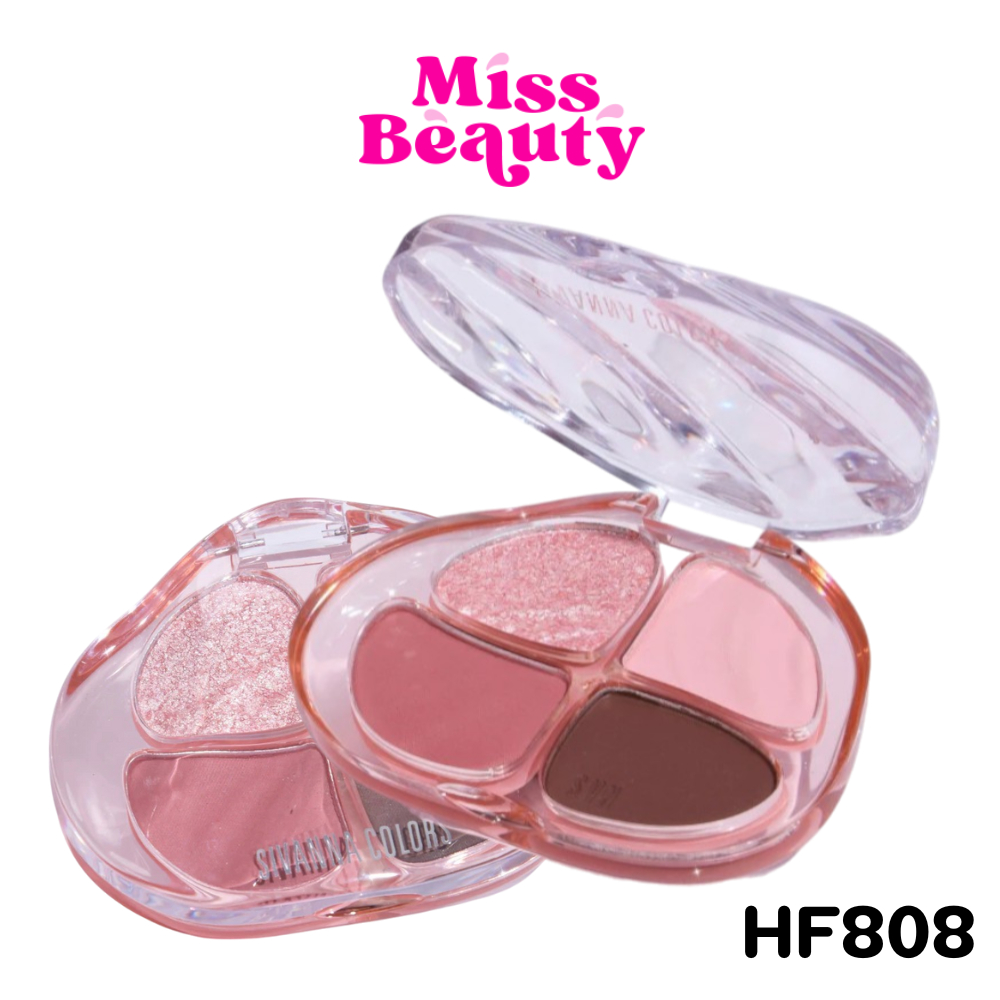 HF808 Sivanna Colors Floating Light Four-Colors Eyeshadow  ซีเวนน่า โฟ-คัลเลอร์ โฟลทิ้ง โฟร์-คัลเลอร์ อายแชโดว์ 8.3 กรัม