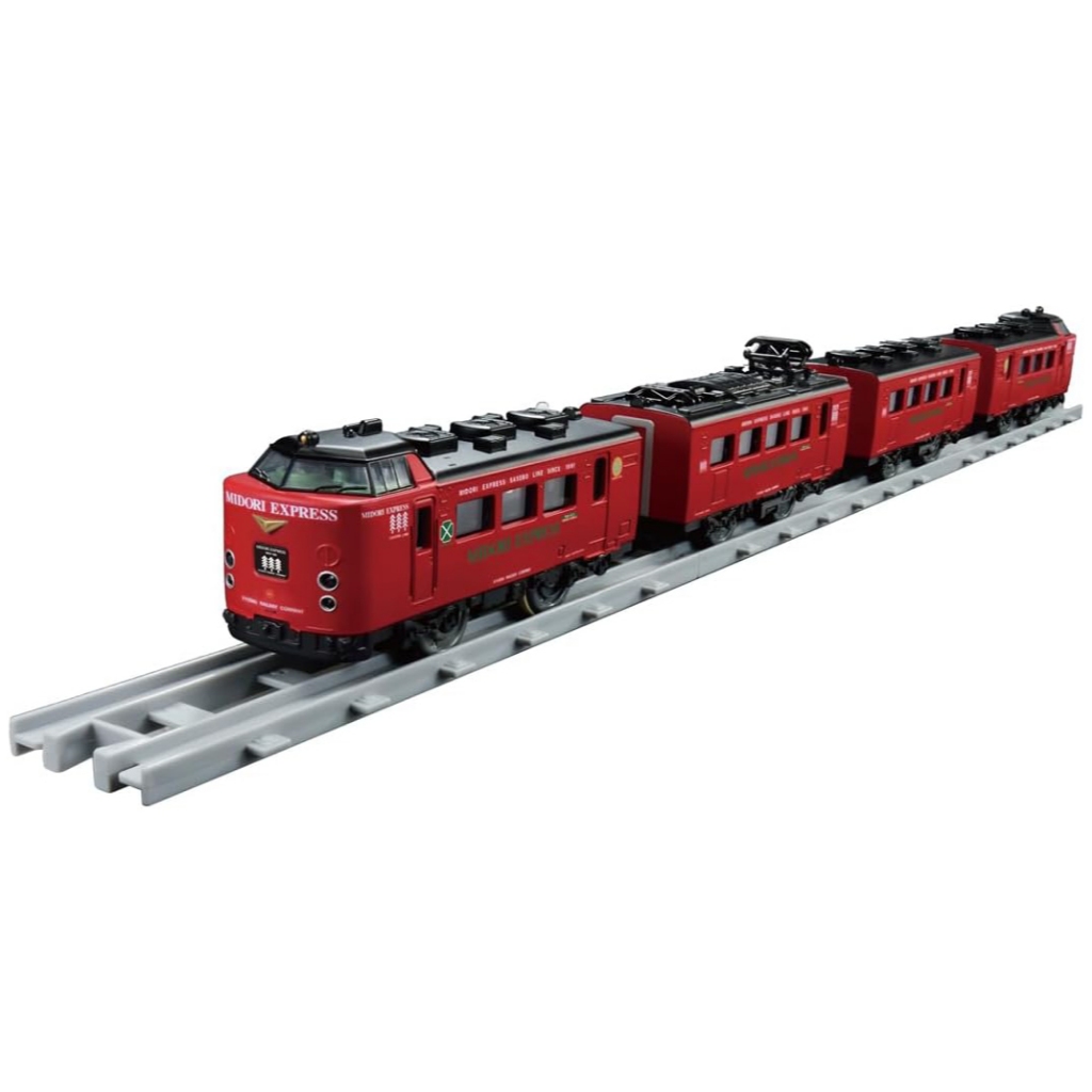[พร้อมส่ง] รถไฟพาเรล Plarail Real Class 485 Series Express Train (JR Kyushu Midori Express)