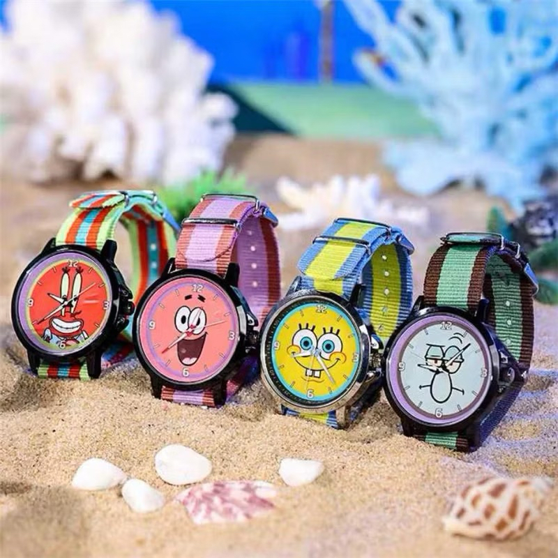 💥สุ่มแยกพร้อมส่ง💥 กล่องสุ่มนาฬิกาข้อมือ SpongeBob Squarepants ลิขสิทธิ์แท้