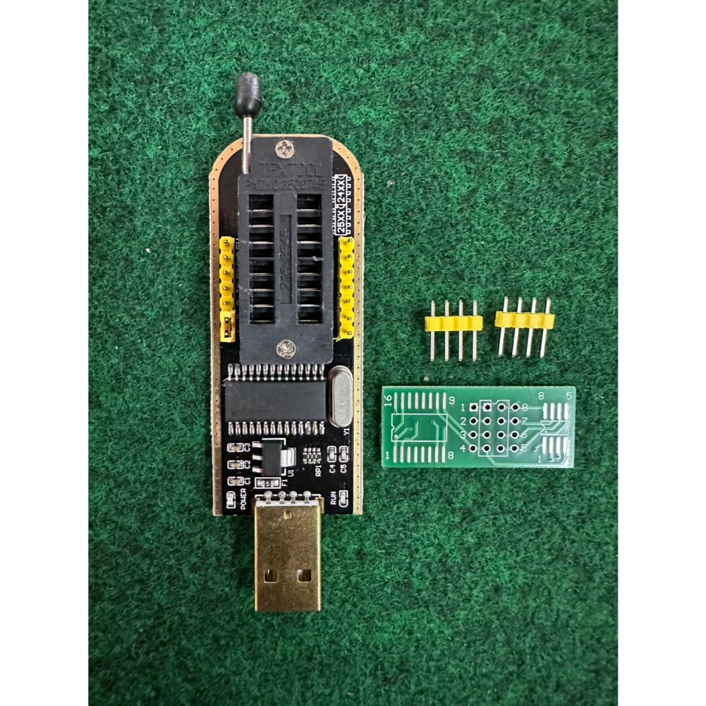 USB แฟลชไบออส CH341A 24 25 Series EEPROM Flash BIOS  notebook  1  ตัว