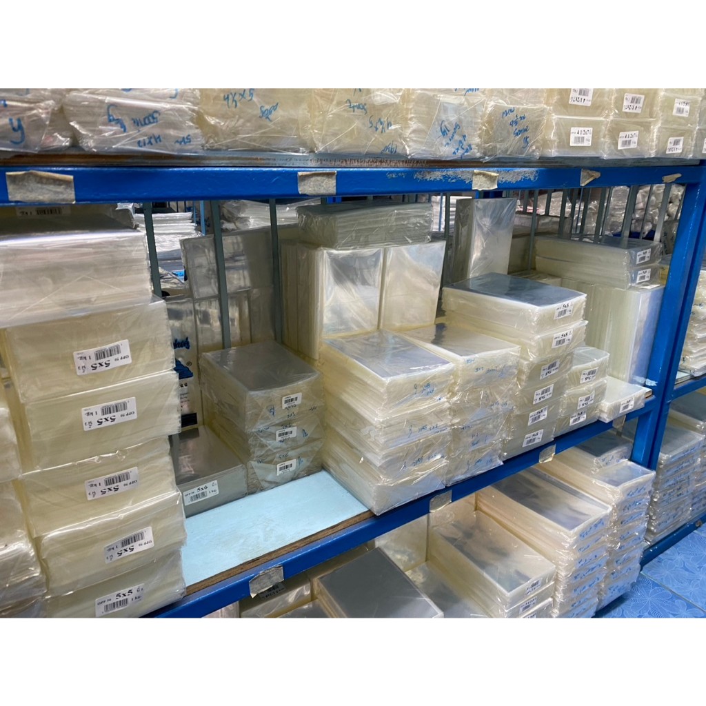 ถุงแก้ว OPP ขนาดกว้าง 5 และ 5.5 ความหนา 50 ไมครอน น้ำหนัก 1 Kg (จำนวนแต่ละไซต์ไม่เท่ากัน) - รูปที่ 2