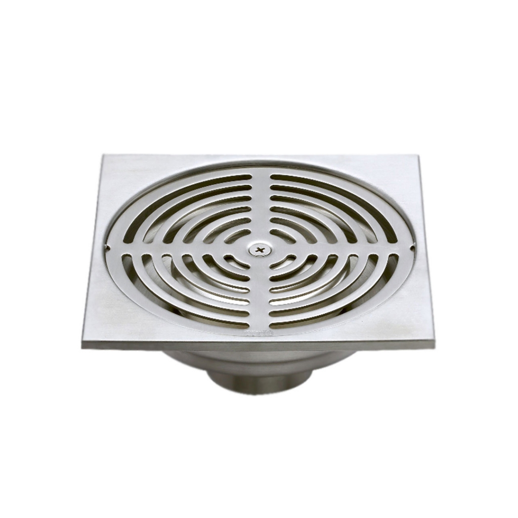 COTTO CT640Z4P(HM) ตะแกรงกันกลิ่นสเตนเลสเหลี่ยมติดตั้งกับท่อพีวีซีขนาด 2-4 นิ้ว (หน้าแปลน 6 นิ้ว) 11