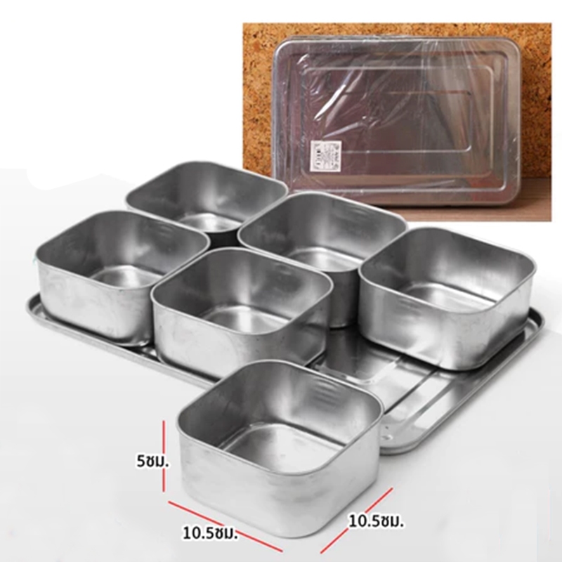 สแตนเลสใส่อาหาร กล่องใส่เครื่องปรุงสแตนเลส กล่องใส่อาหารสแตนเลสเกรด304 ที่ใส่เครื่องปรุง - รูปที่ 2