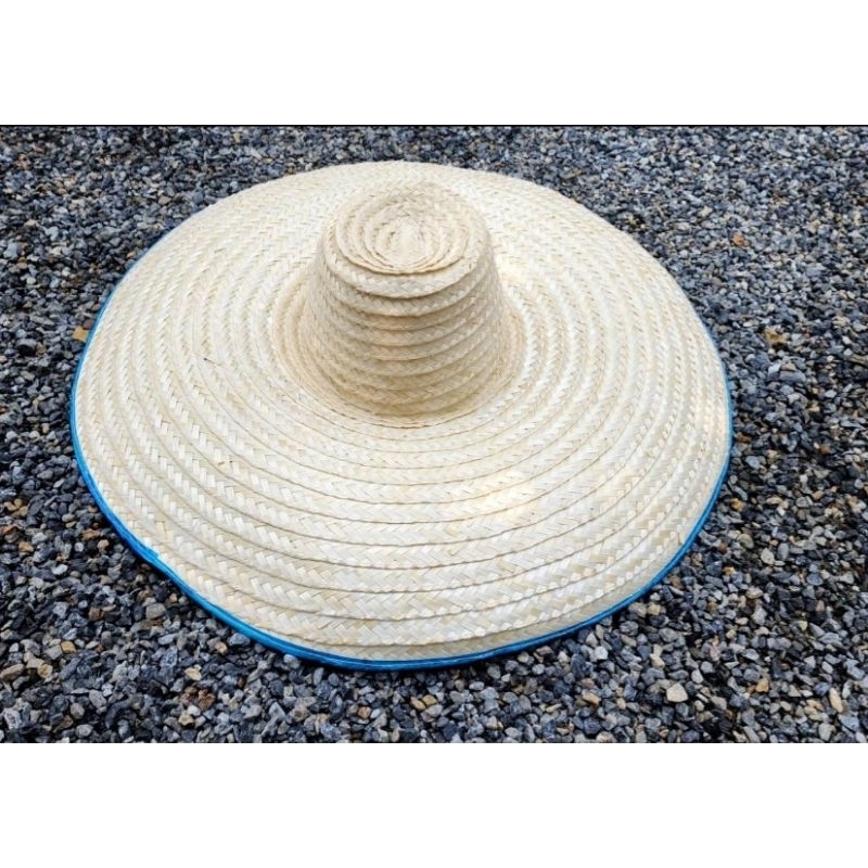 หมวกสานไม้ไผ่ทรงปีกบานขนาด 5  นิ้ว,8 นิ้ว - รูปที่ 2