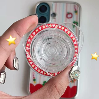 amuse stuff-magnetic griptok print flower ฐานแม่เหล็กสกรีนลาย
