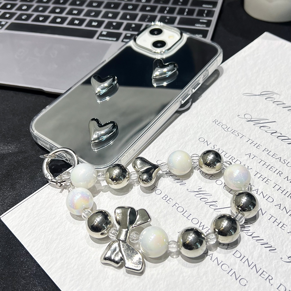 3D love Heart กรณีกระจกแต่งหน้า For iPhone 11 13 14 16 Pro Max Case 12 15 X XS Max XR 15promaxกรณี Soft TPU Silicon อ่อน - รูปที่ 7