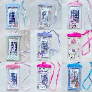 (พร้อมส่ง ในไทย) ซองกันน้ำขอบนวม พร้อมสายห้อยคอ สำหรับใส่โทร…