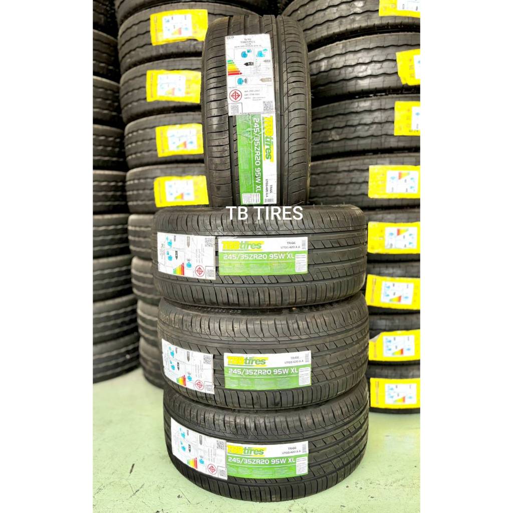 ยางรถยนต์ 245/35R20 95W XL TR-66 ยี่ห้อ TBB TIRES ยางใหม่ค้างปี 2024