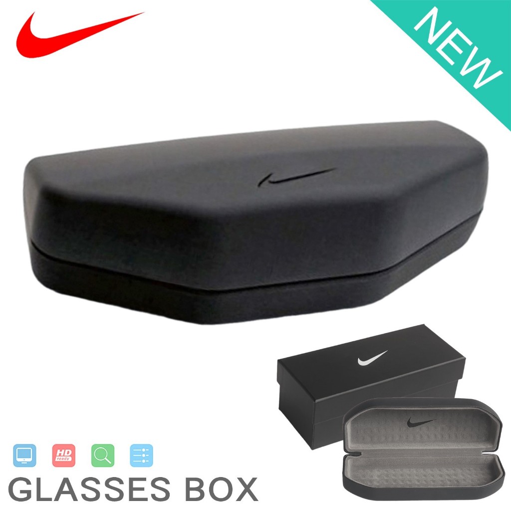 Glasses box วัสดุ โลหะเกรดสูง High grade metal ห้องนิรภัยโลหะขนาดใหญ่ ทรงใหม่ ที่ใส่แว่นพกพา กล่องใส่แว่นกันแดด ทรงSport