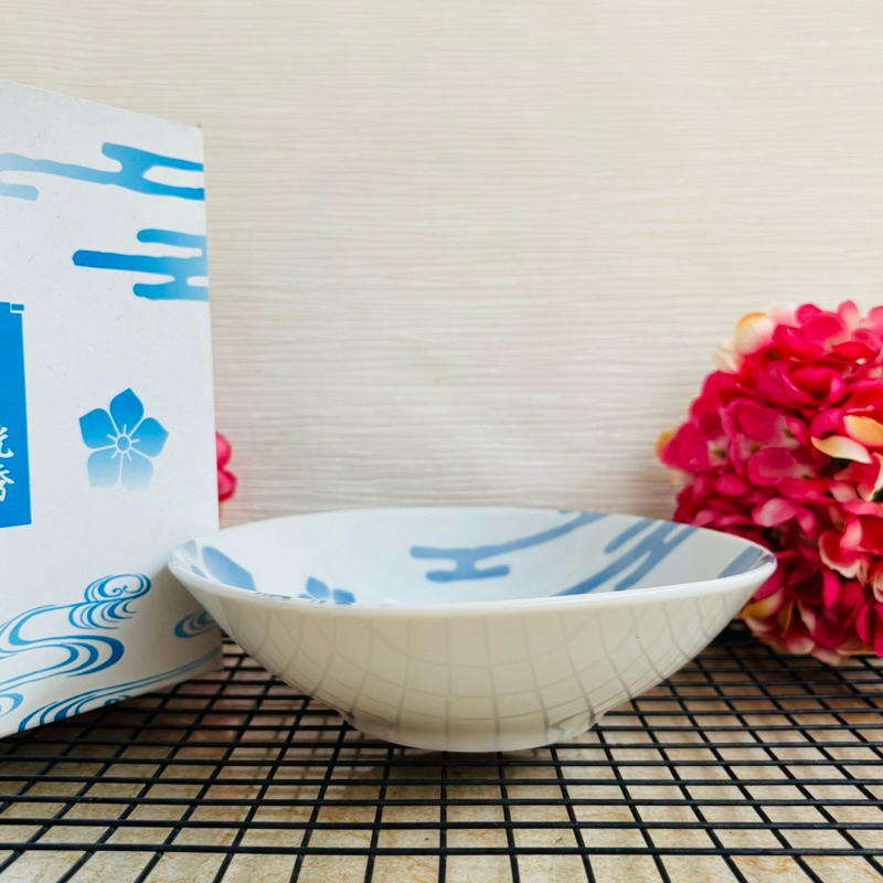 ถ้วยเซรามิคญี่ปุ่น Akechi Mitsuhide ลายดอกไม้ มือสอง จากญี่ปุ่น