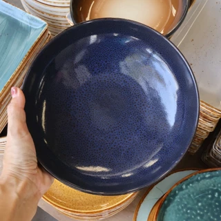 [ลดสูงสุด 50%] NP Ceramic จานเซรามิค เปล จานขนมปัง ถาด สินค้ามีตำหนิ สินค้าเกรดC ราคาถูก คละสี